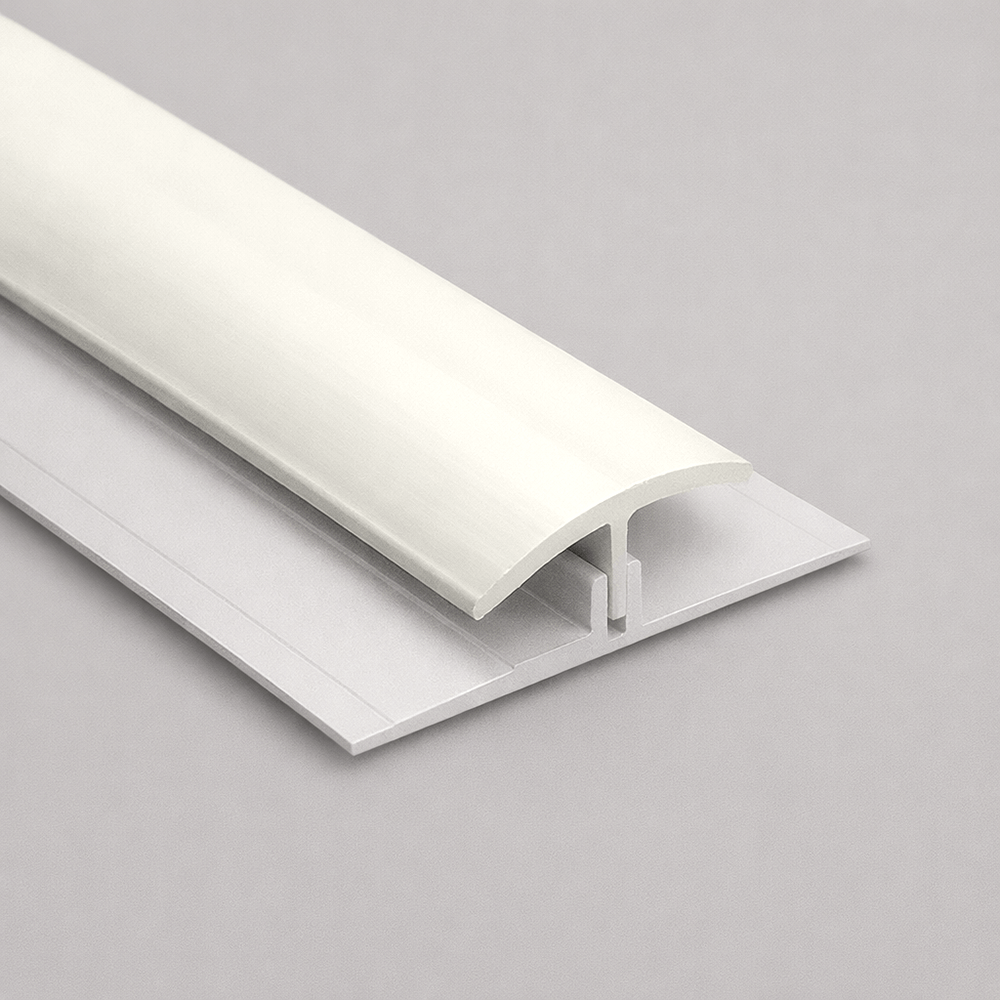 Linen Satin Hygienic Wall Cladding 2-Part Joiner 3.05m image